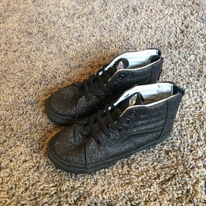 Vans high top kids shoes